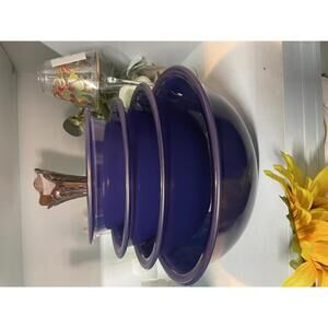 Pyrex Vintage Cobalt Blue Mixing Bowl Set of 4 – MCM Kitchen Collectible